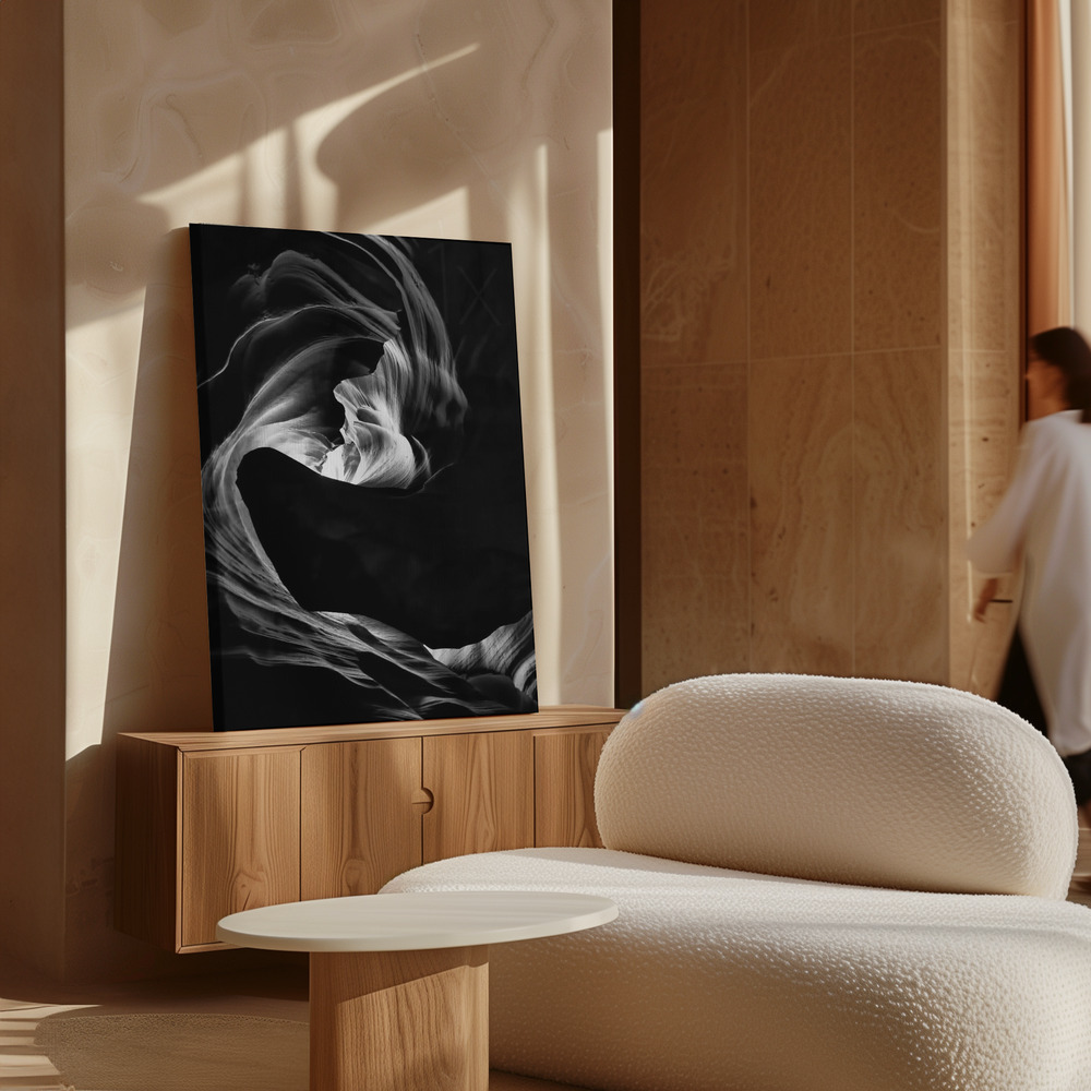 Canvas print - Vortex of Lights over cabinet