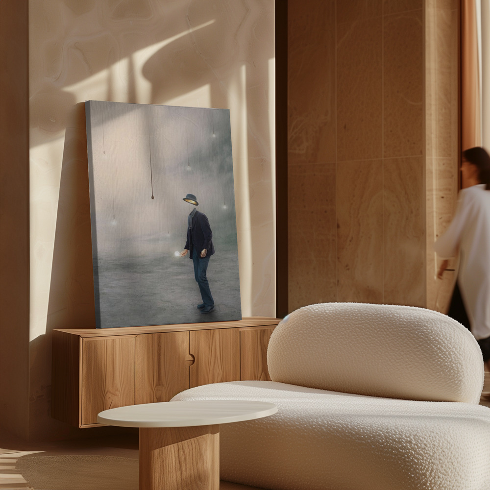 Canvas print - Illumination over cabinet
