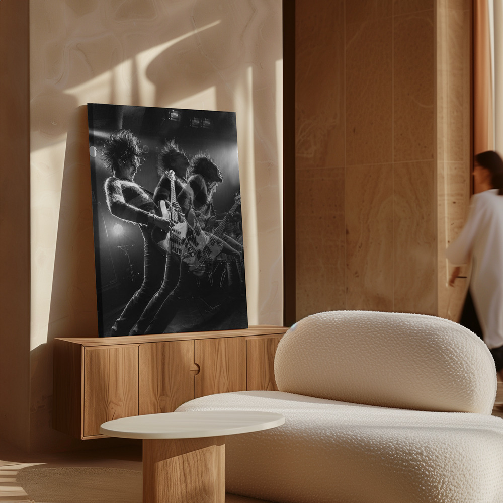 Canvas print - Afterimage over cabinet