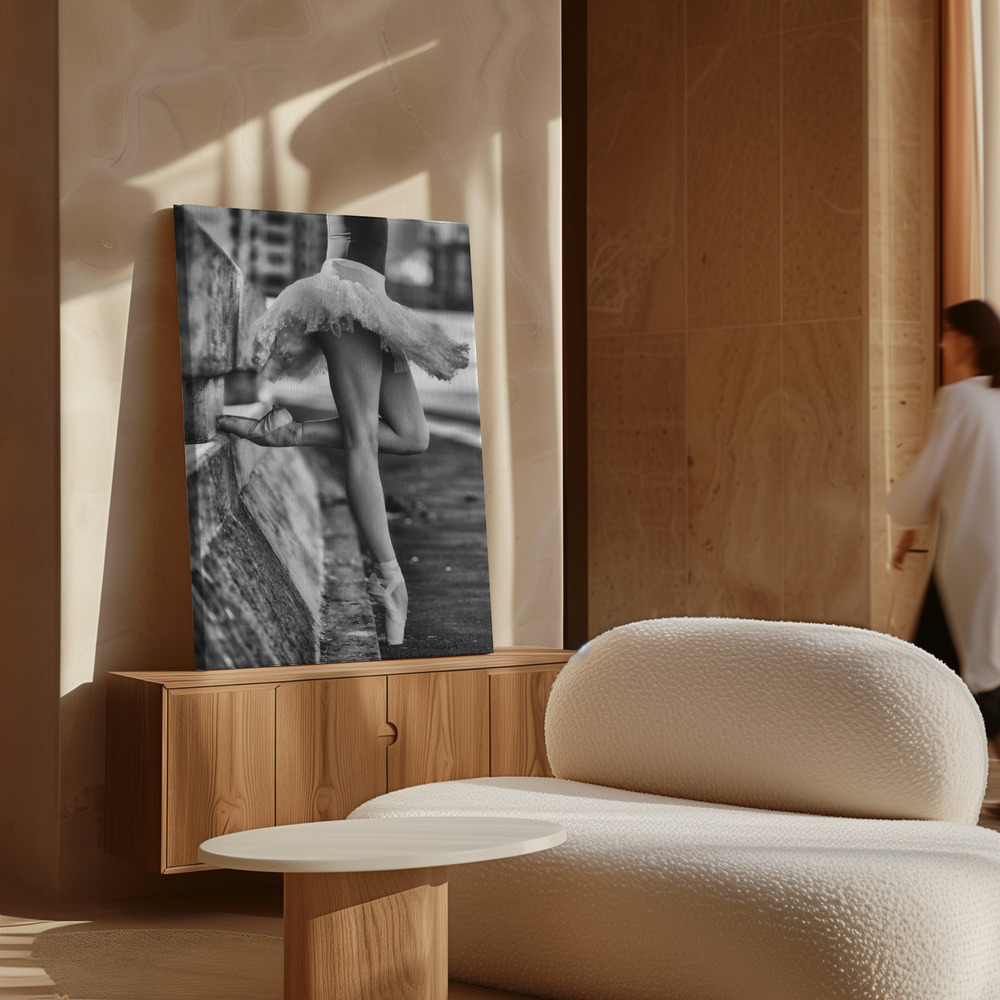Canvas print - Dancer over cabinet