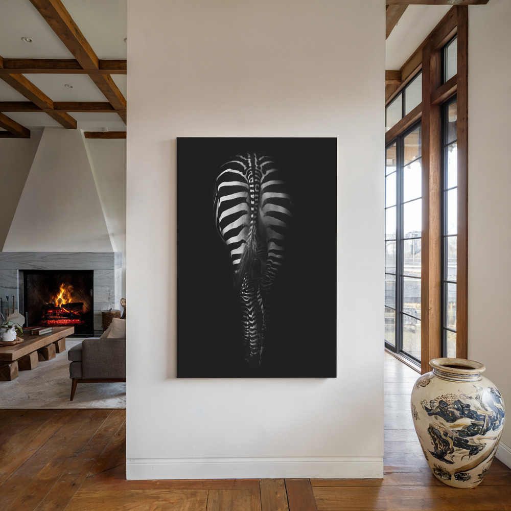 Toile - Untitled au coin du feu