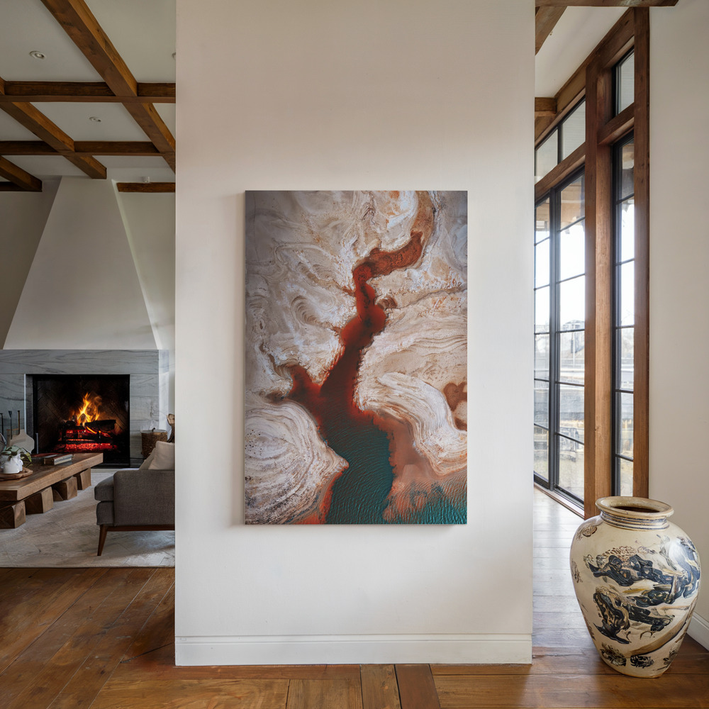 Toile - Some Earth 1. au coin du feu