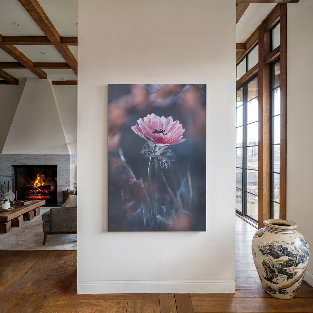 Toile - Standing in beauty au coin du feu