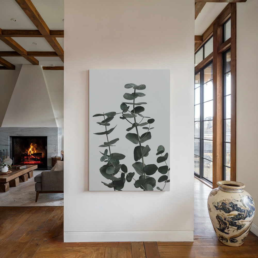 Canvas taulu - Eucalyptus Natural 11 takan ääressä