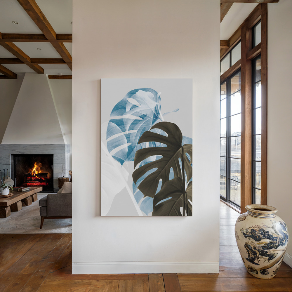 Toile - Monstera Creative 02 au coin du feu