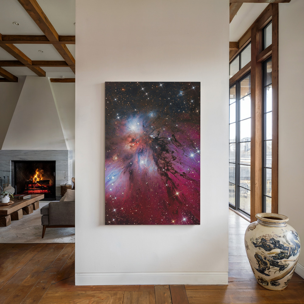 Obraz na płótnie - The Angel Nebula przy kominku
