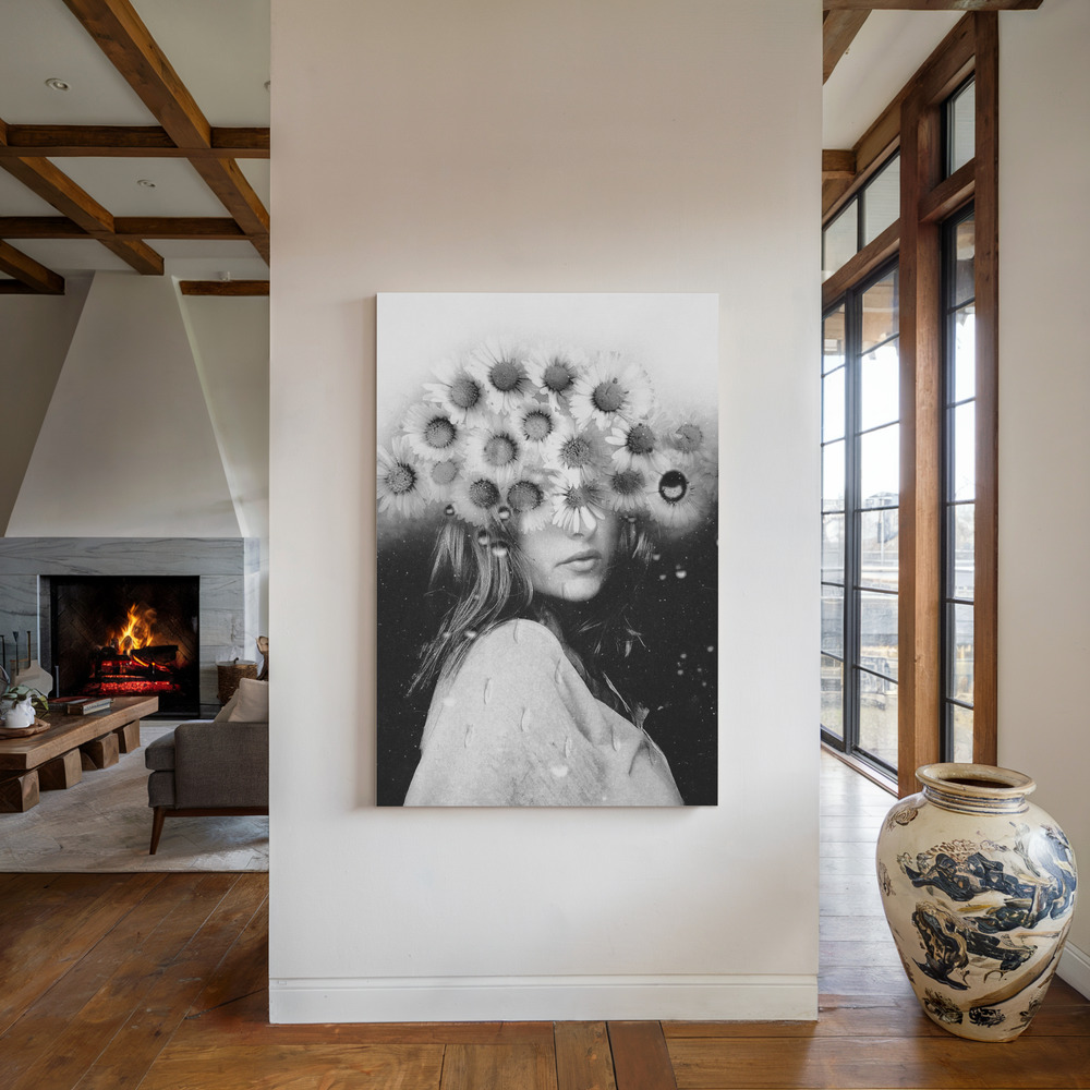 Toile - The flowering of the mind au coin du feu