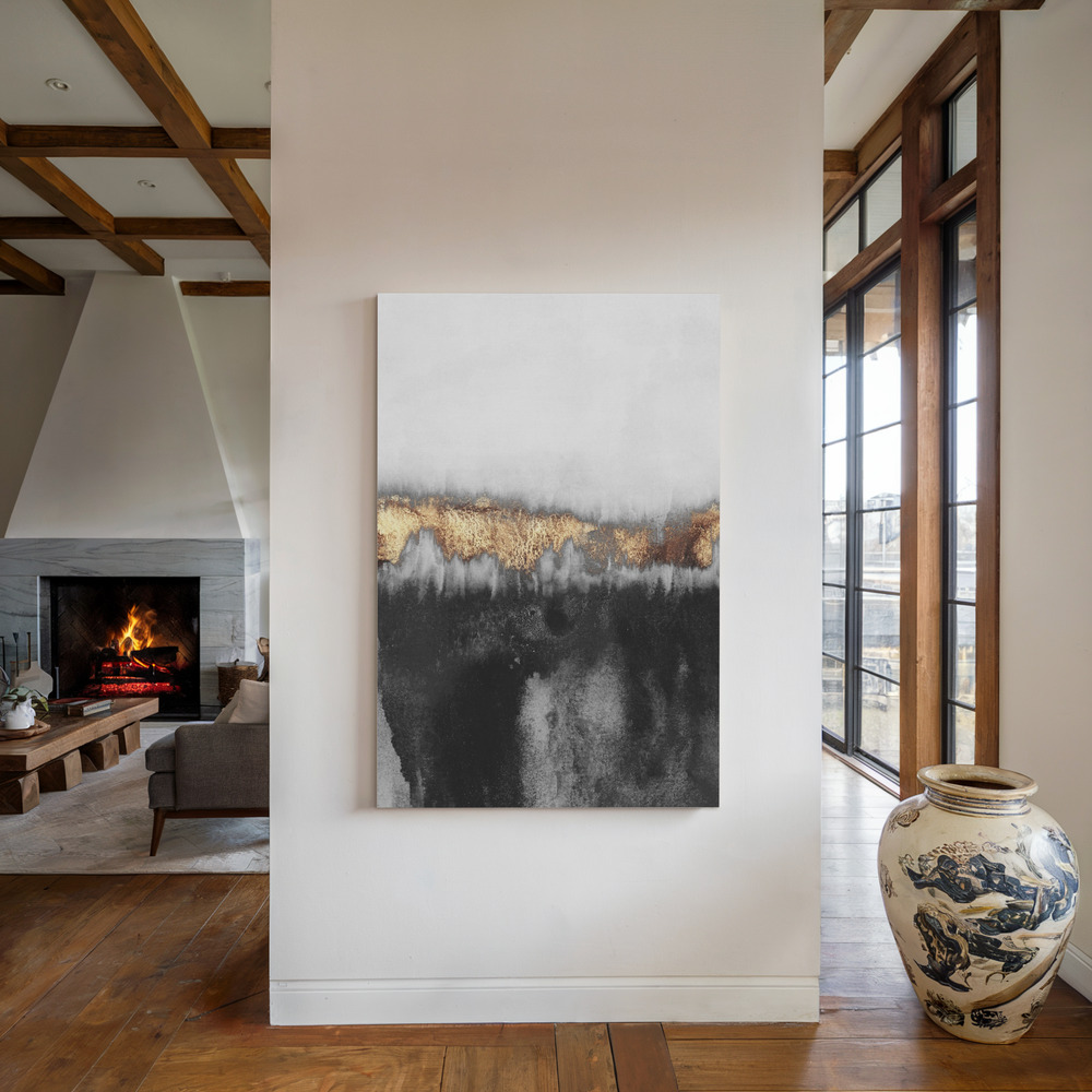 Toile - Gloomy au coin du feu