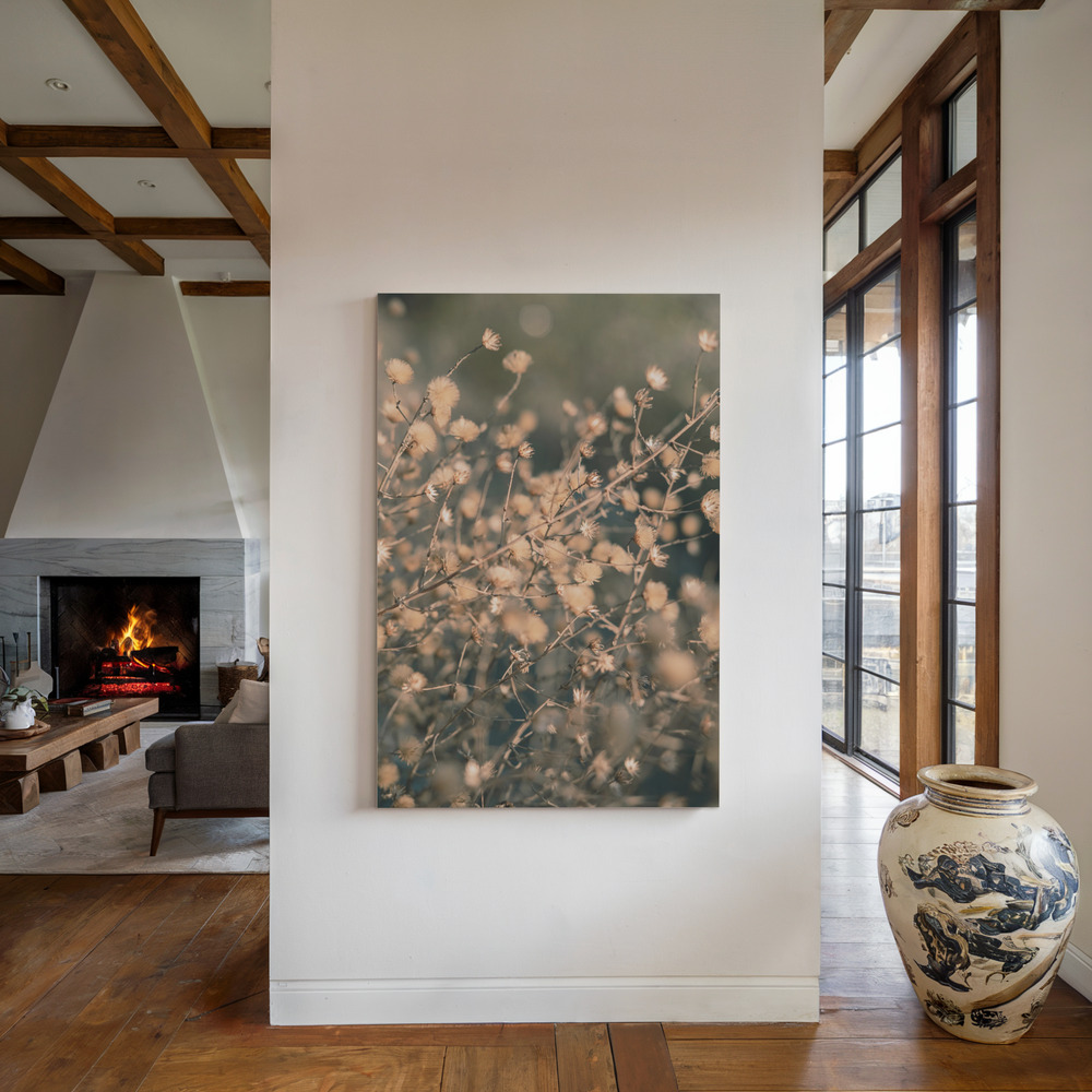 Canvas print - Beach flowers_003 by the fireplace