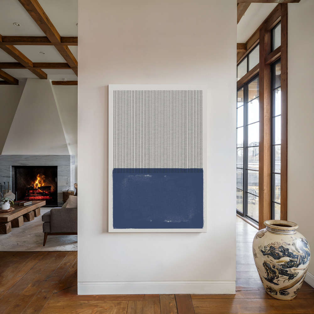 Lienzo - Modern Texture junto a la chimenea