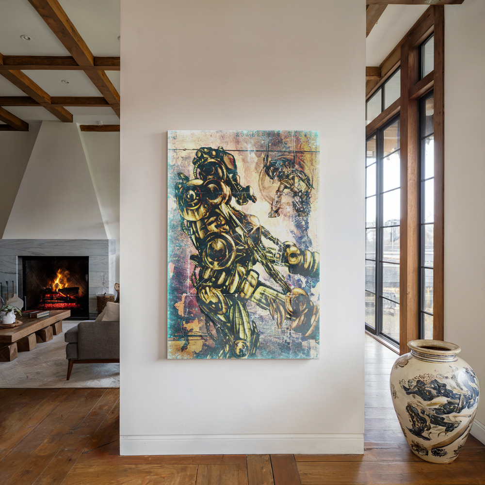 Toile - Borg T10 cyborg au coin du feu