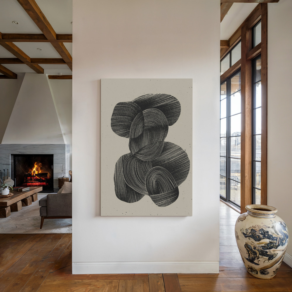 Lienzo - Straw No 2 junto a la chimenea