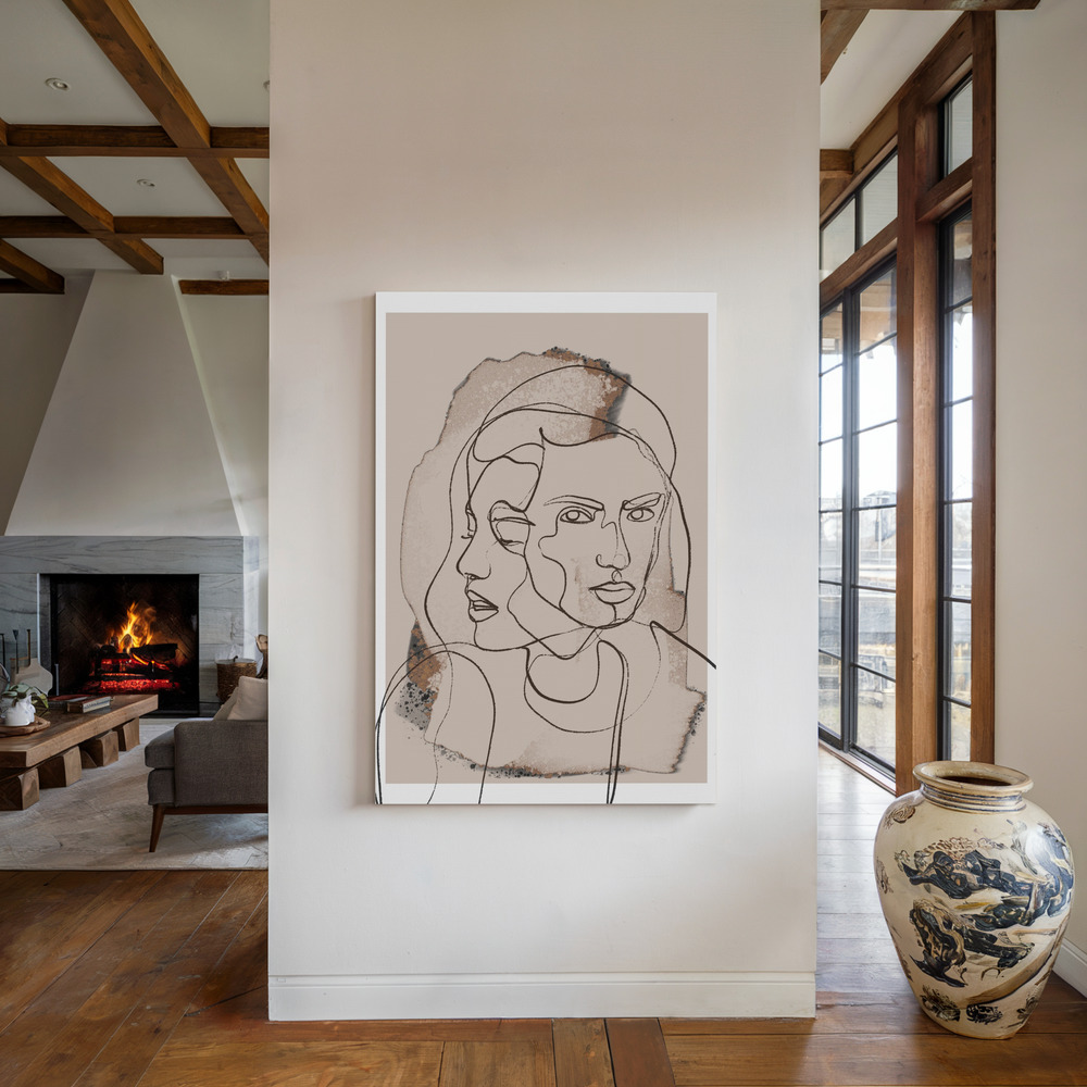 Toile - Time Whispers au coin du feu