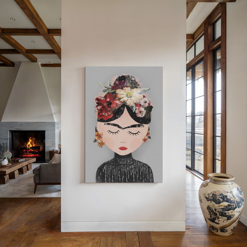 Lienzo - Frida (Special Edition) junto a la chimenea