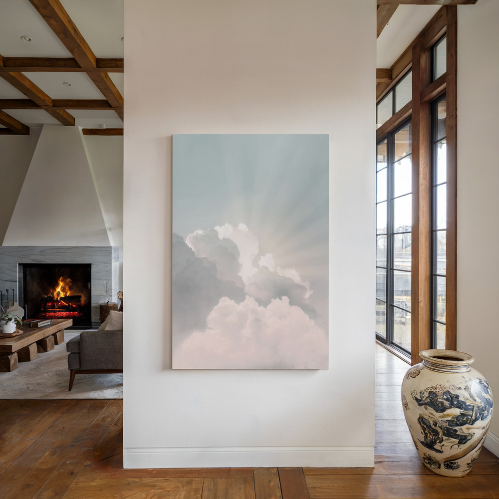 Lienzo - Sky junto a la chimenea