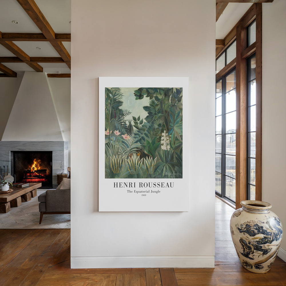 Toile - The Equatorial Jungle au coin du feu