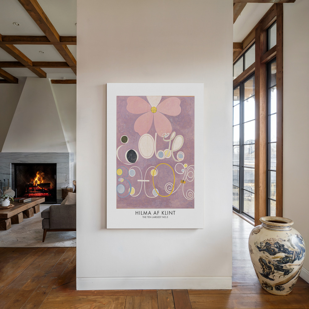 Lienzo - The Ten Largest No.5 Póster - junto a la chimenea