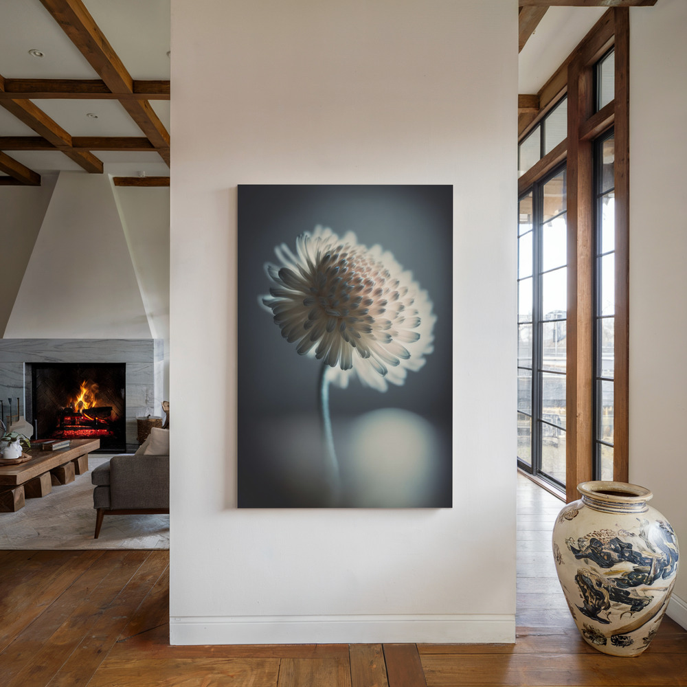 Toile - Pastel Beauty au coin du feu