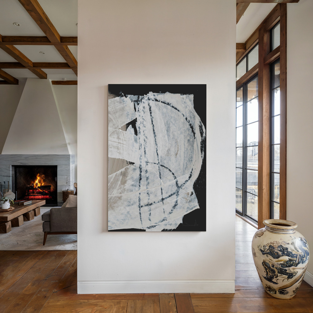 Canvas print - Mind No2 by the fireplace