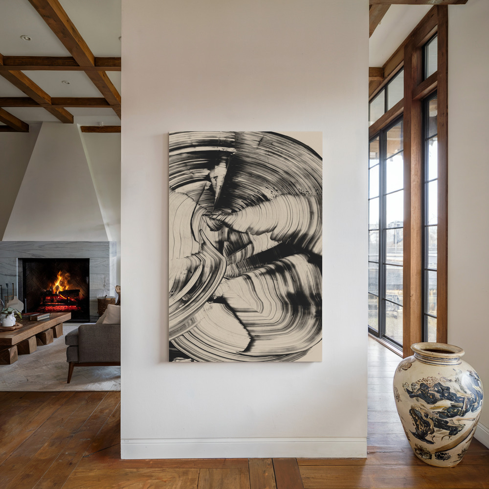 Toile - Tornado au coin du feu