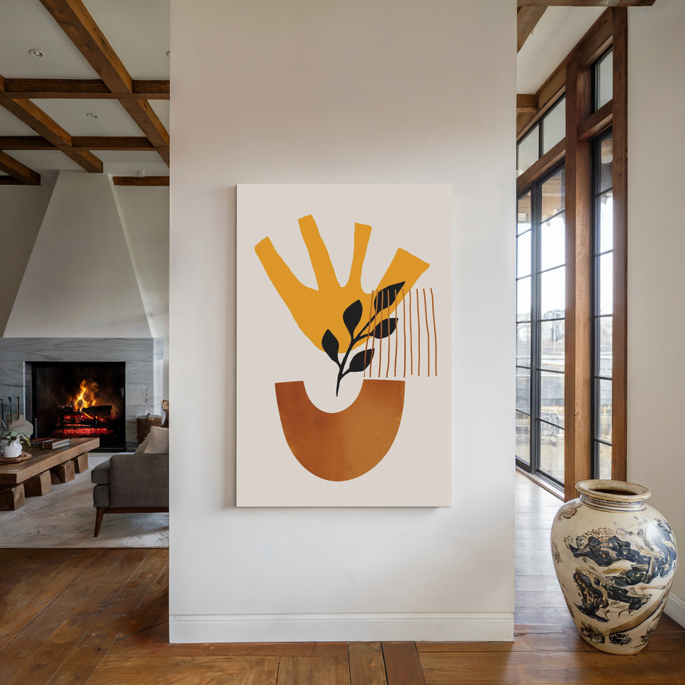 Toile - Sunshine Flower No.5 au coin du feu
