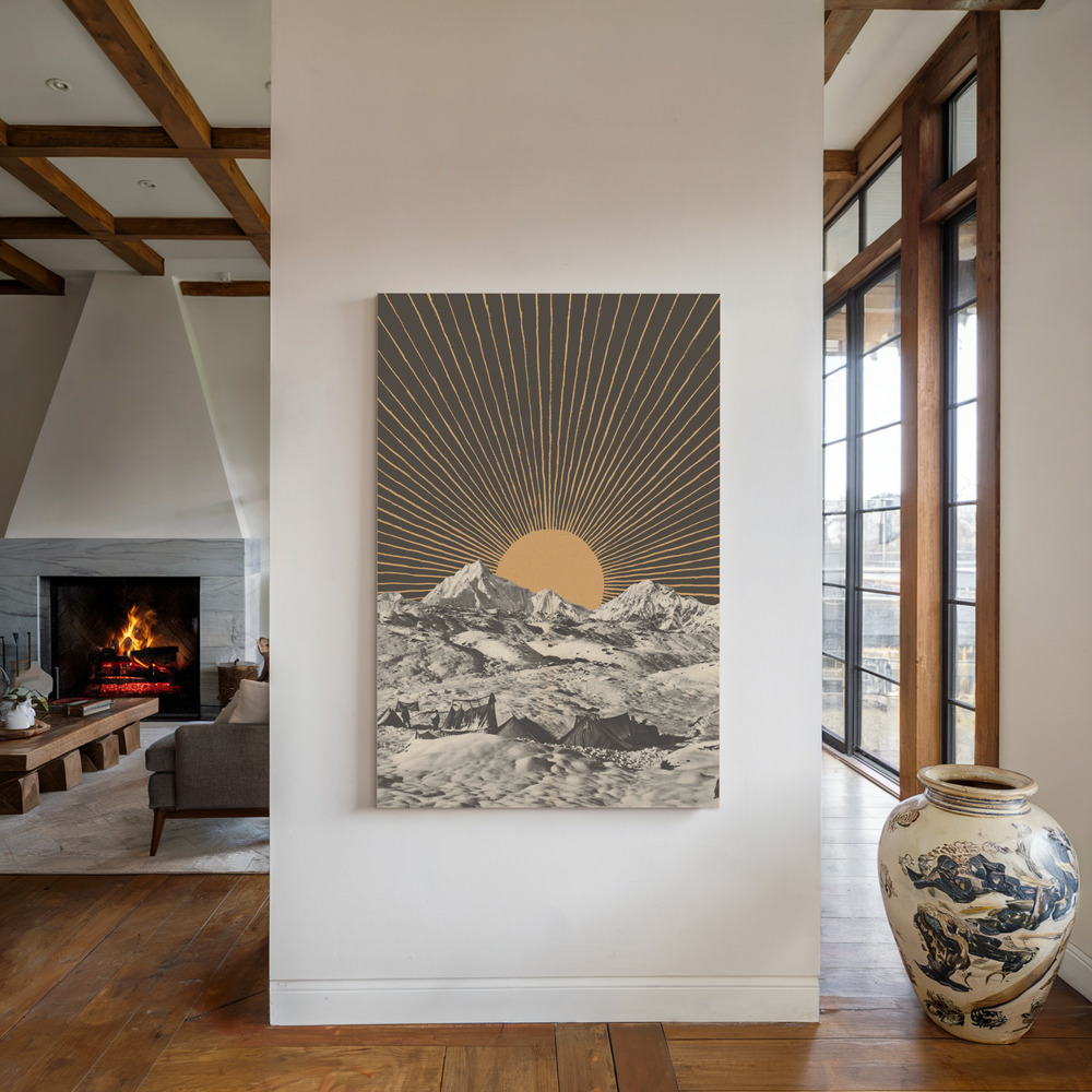 Lienzo - Mountainscape Nº6 junto a la chimenea