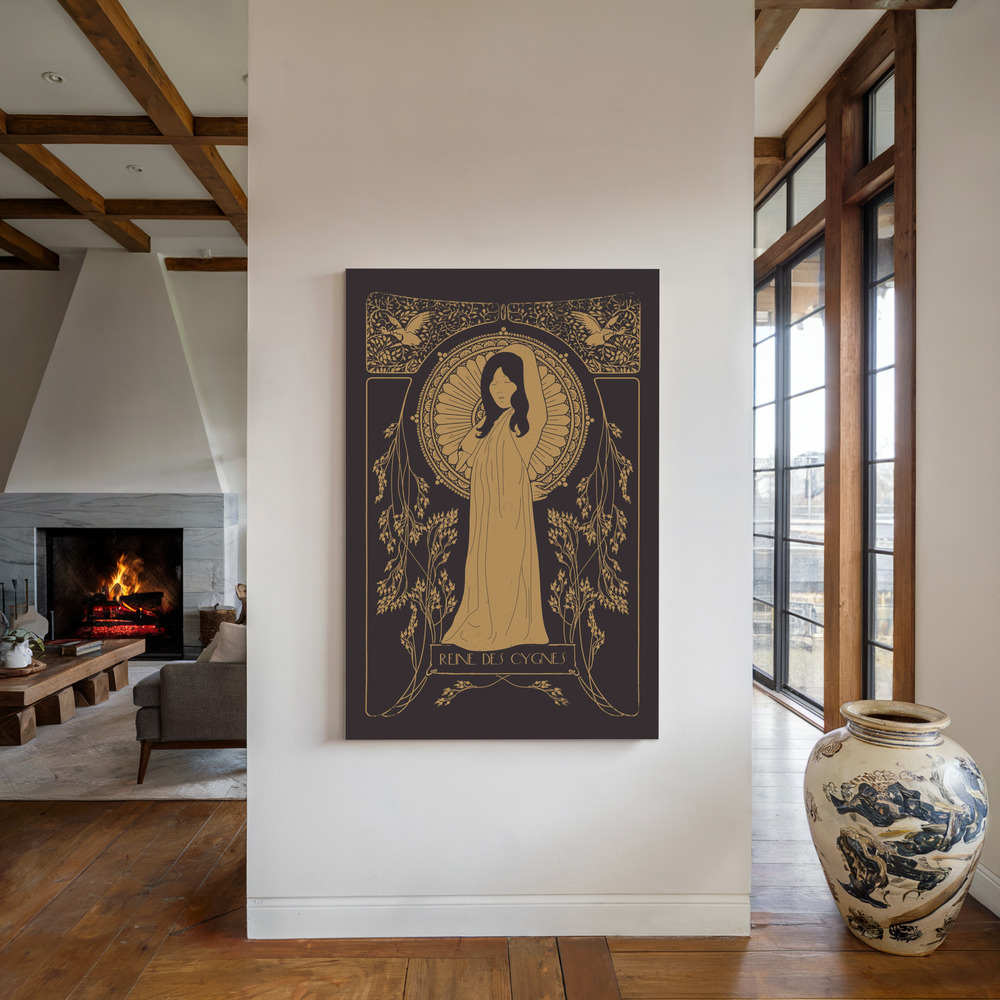 Toile - Reine Des Cygnes Nº2 au coin du feu