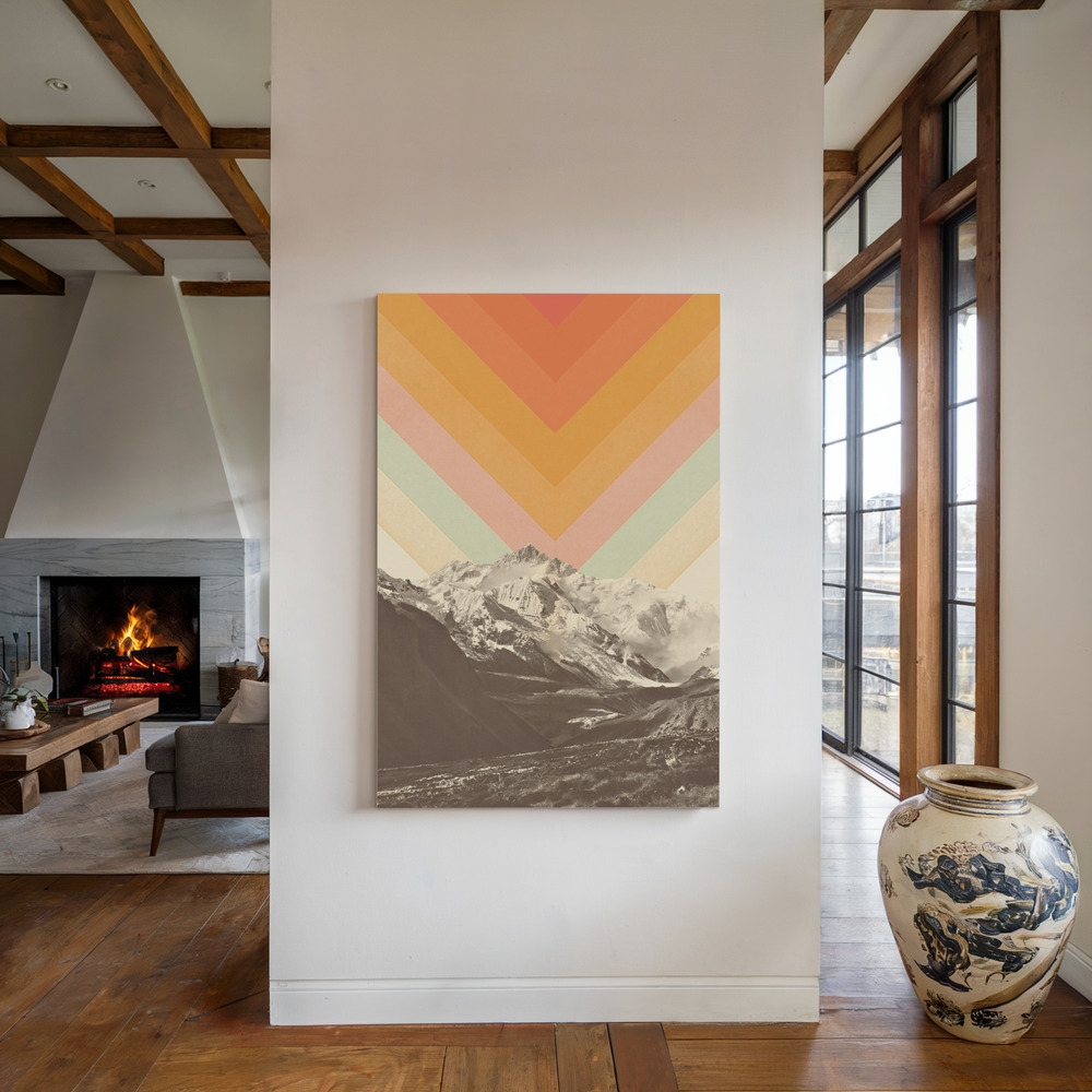 Toile - Mountainscape Nº2 au coin du feu