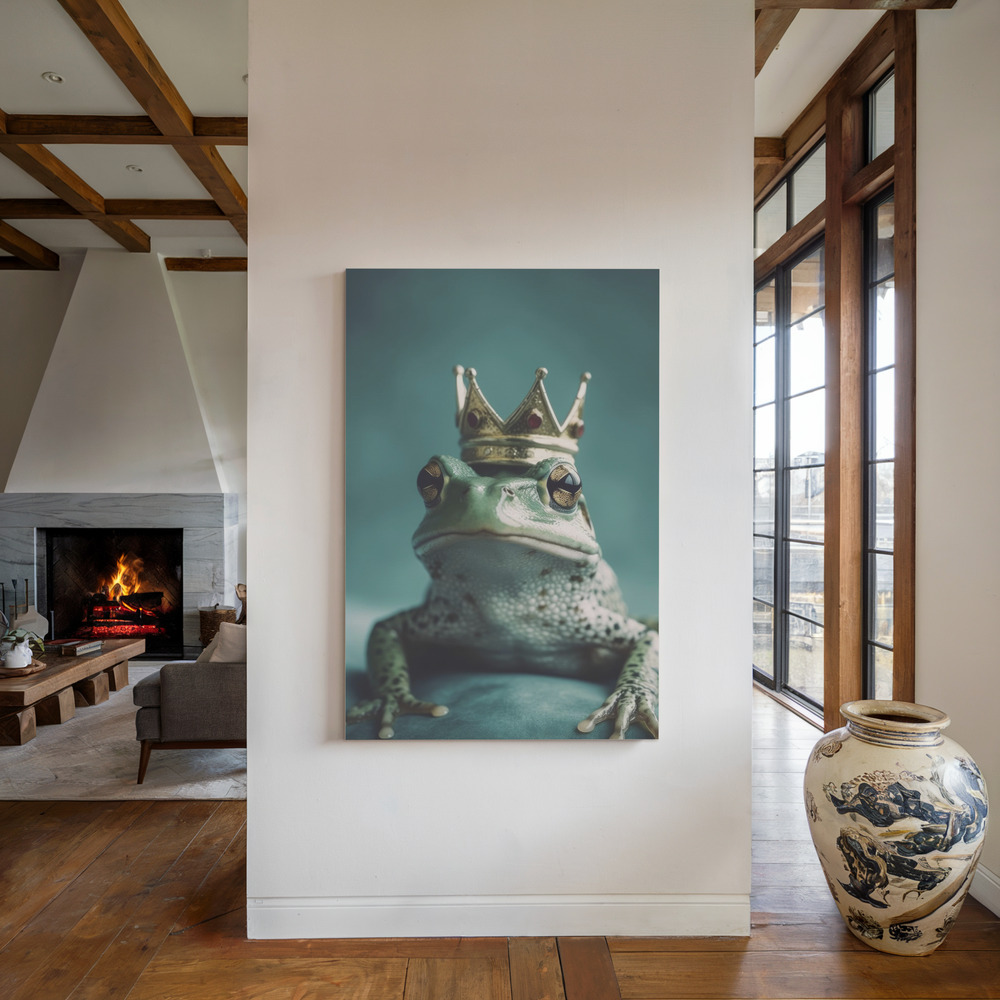 Toile - Kiss The Frog au coin du feu