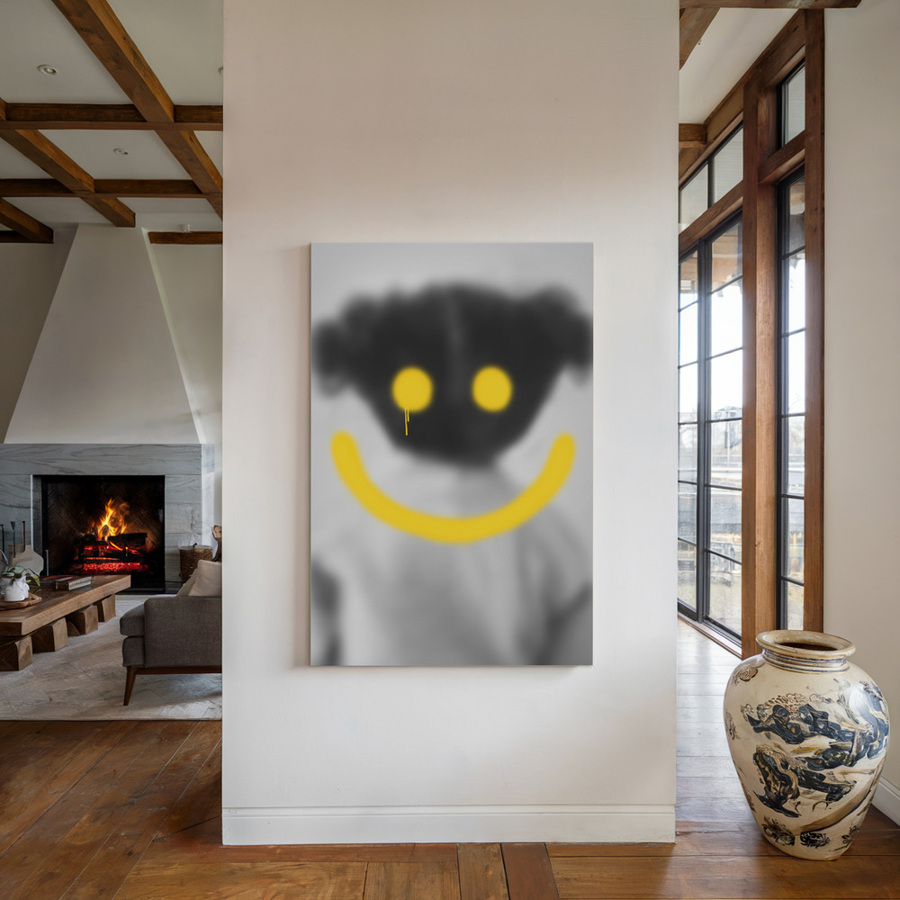 Toile - Smile II au coin du feu