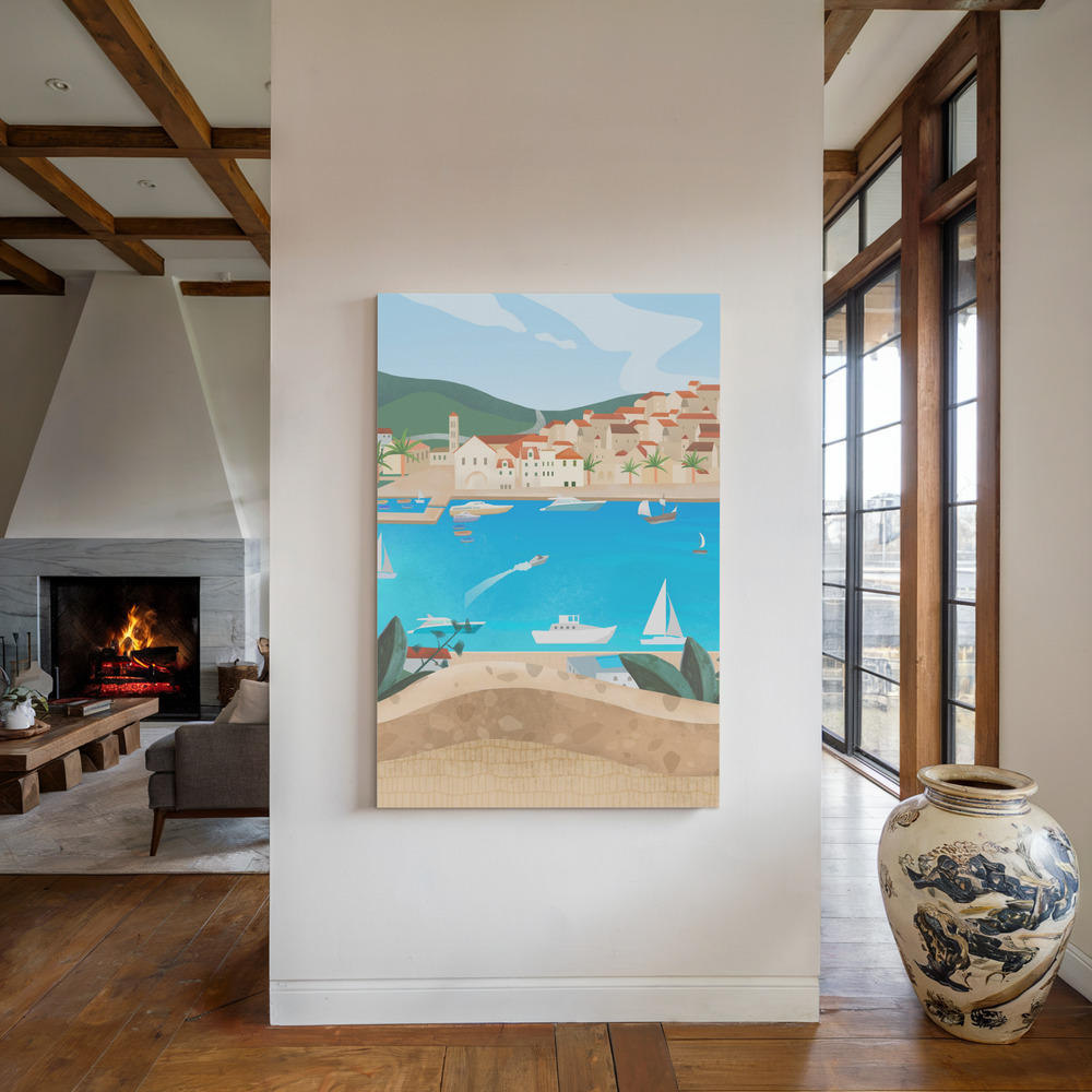 Toile - Hvar au coin du feu