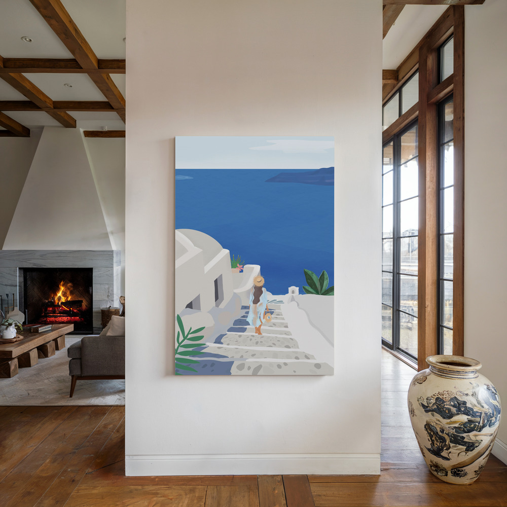 Toile - Into the Blue au coin du feu
