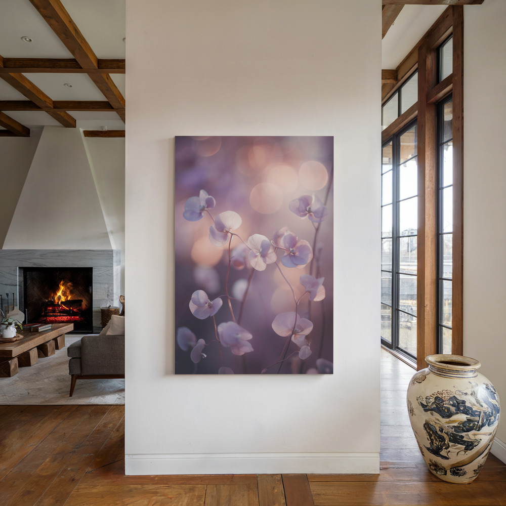 Toile - Tiny Aubrieta au coin du feu