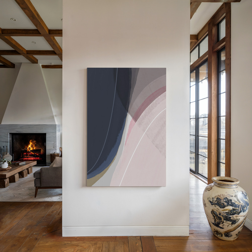 Lienzo - Graphic 232 junto a la chimenea