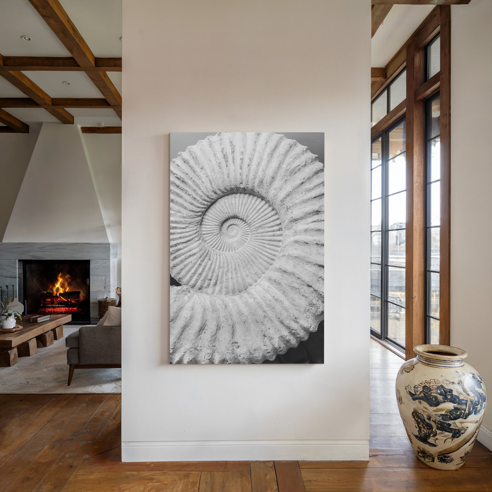 Canvas print - Formula by the fireplace