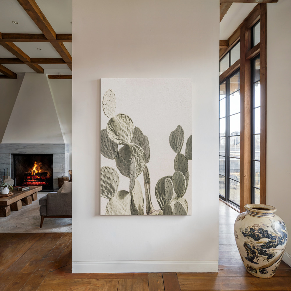 Toile - Mexi Catus au coin du feu