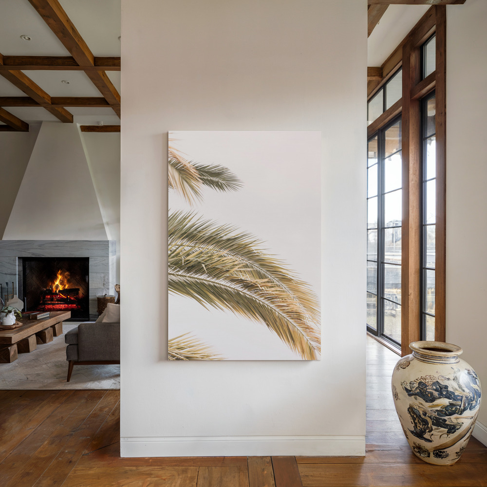 Canvas print - Oasis Palm 02jpg by the fireplace