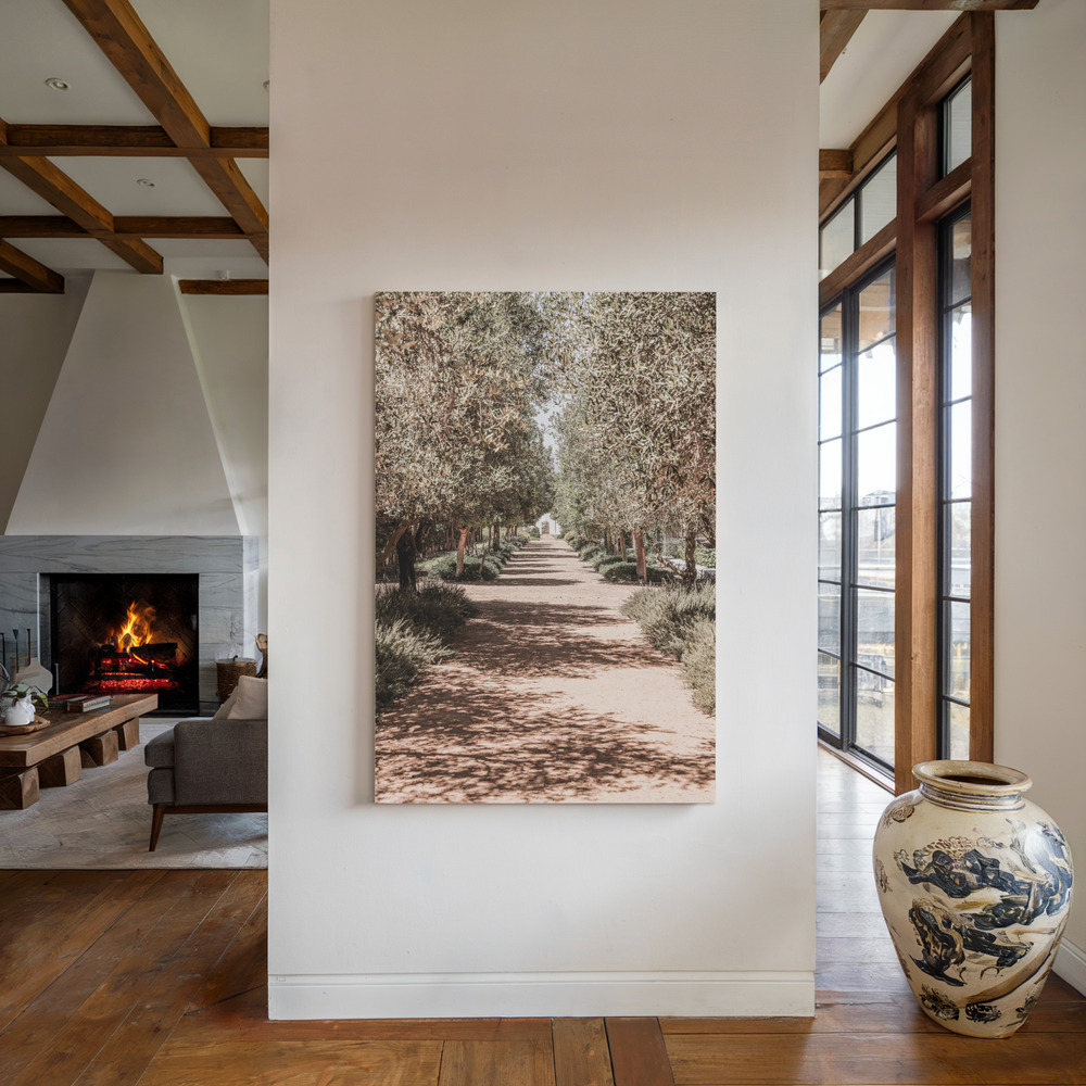 Canvas print - Secret Garden by the fireplace