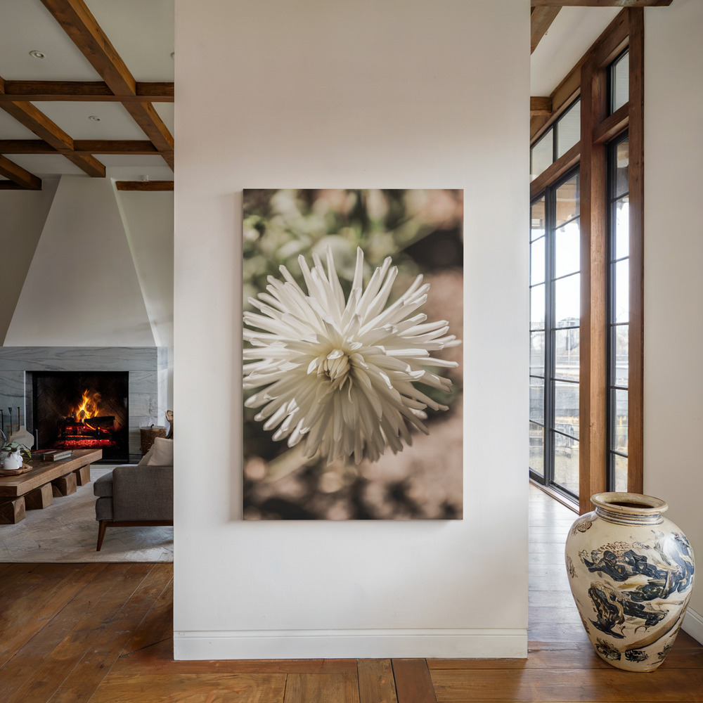 Toile - Summer Bloom au coin du feu