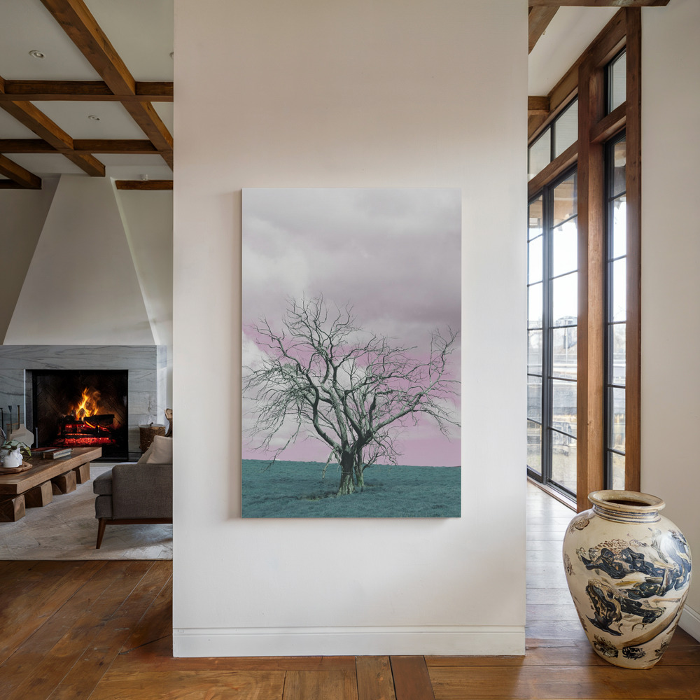 Canvas print - Suesscape 03 by the fireplace