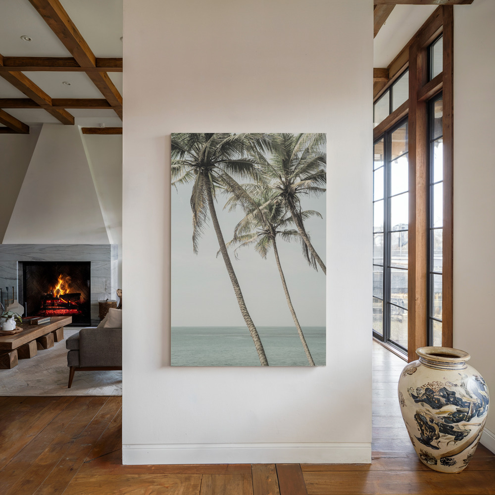 Canvas print - Sun Kissed by the fireplace
