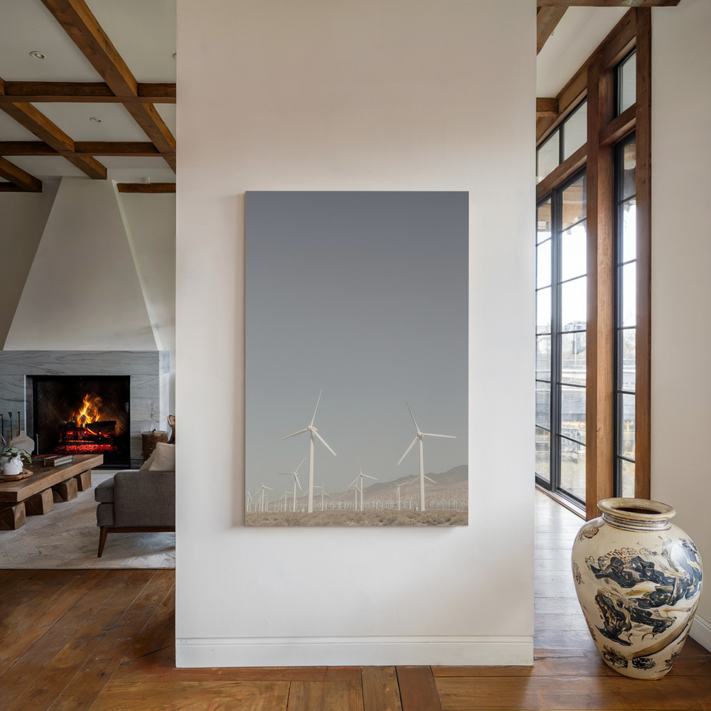 Toile - Windy au coin du feu