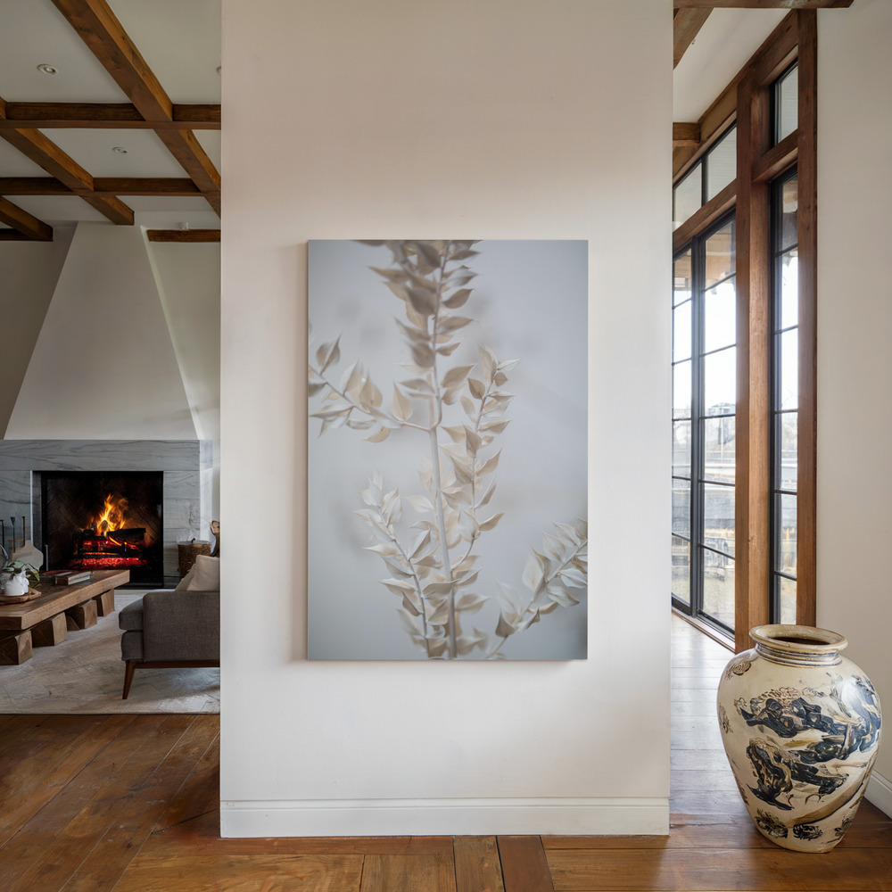 Canvas print - Last Summer 7 by the fireplace