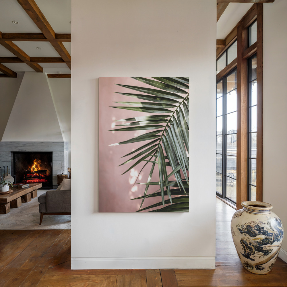 Toile - Palm Leaves 23 au coin du feu