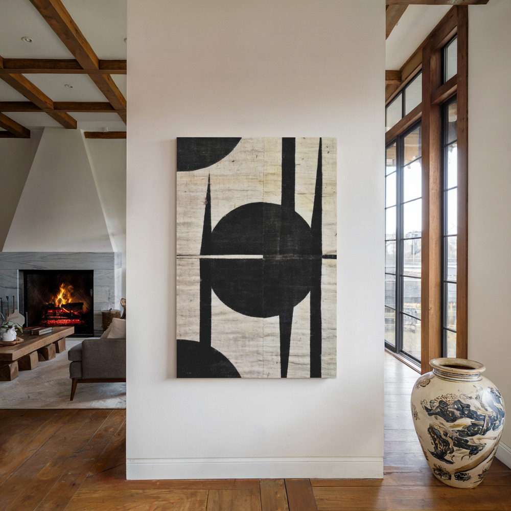 Canvas print - Fixed Circle by the fireplace