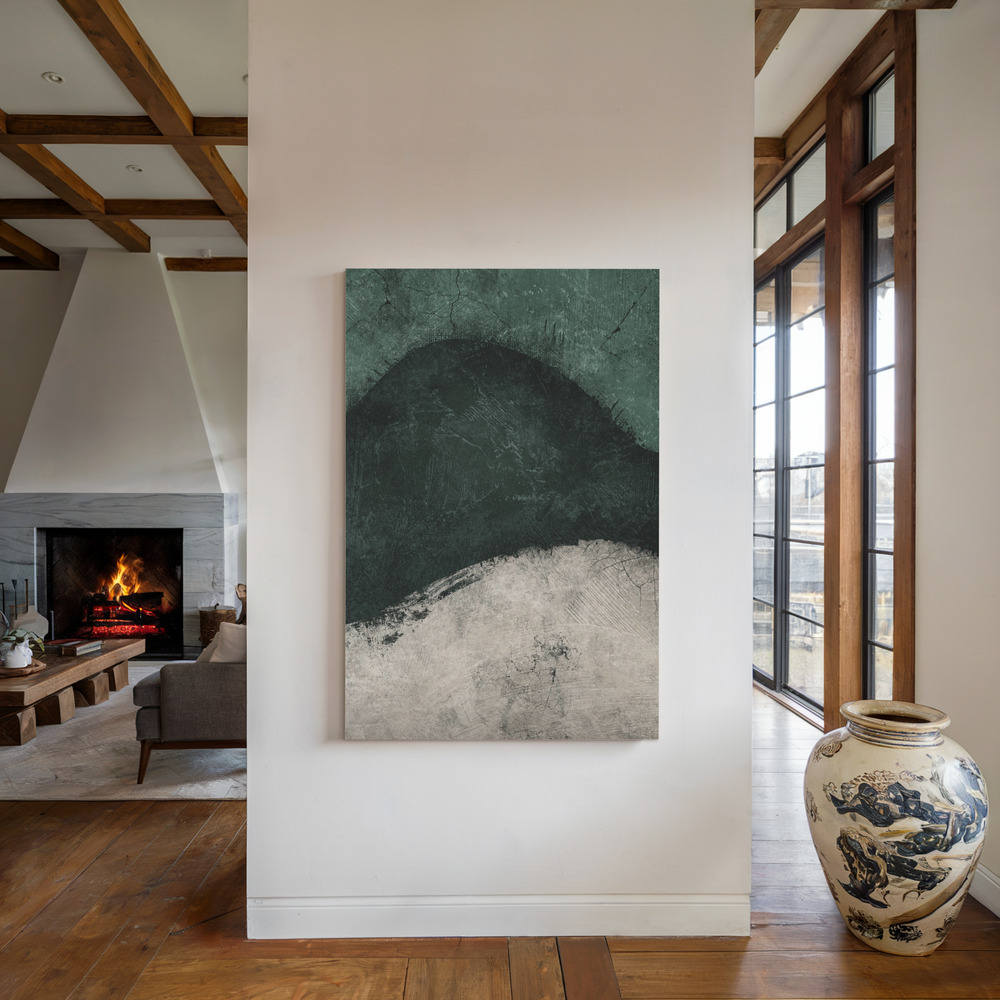 Canvas taulu - Midnight Emerald No3 takan ääressä