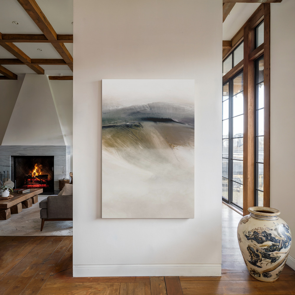 Canvas schilderi - Rural 2 bij de open haard