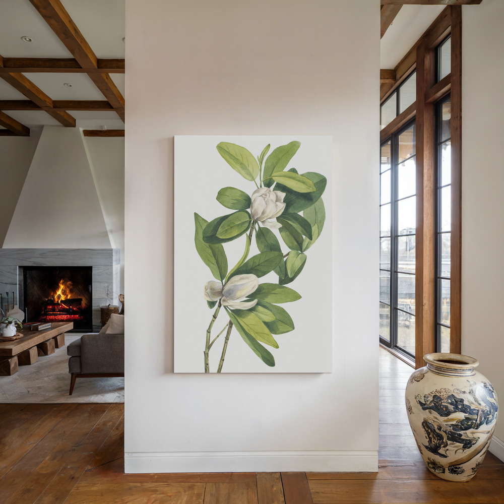 Canvas schilderi - Swamp Magnolia (1918) bij de open haard