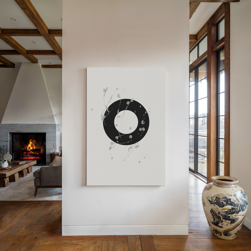 Canvas print - New Life by the fireplace