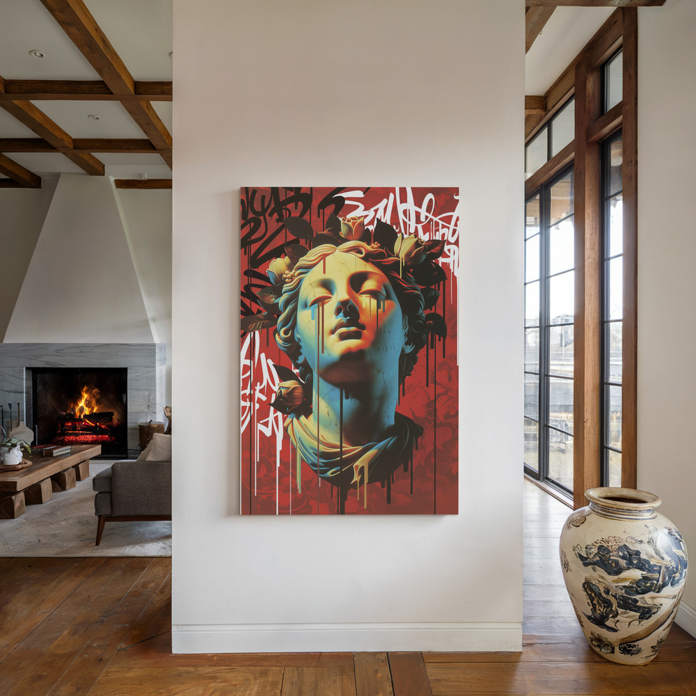 Canvas taulu - Vandal Ariadna takan ääressä